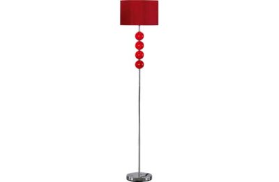 Collection Glass Ball Floor Lamp - Ruby Red